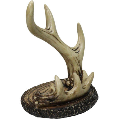 Figurine de cerf rustique sur bois de cerf sur bois de faux cerf rustique H 6 po