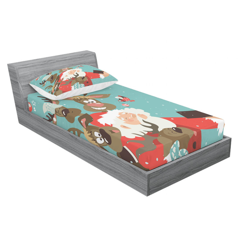 Microfiber Sheet Set, Twin XL Sheet Set with Fitted Sheet