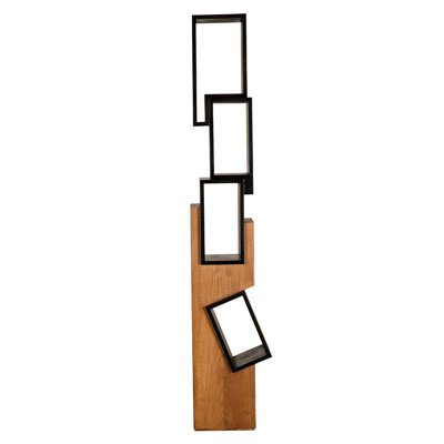 Jackson Solid Wood Geometric Bookcase
