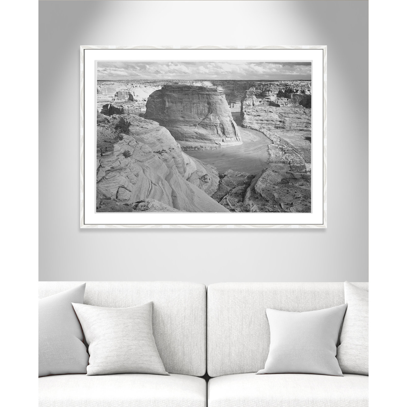 Canyon De Chelly Arizona 2 by Adams, 29.5" H x 41.5" W x 0.75" D, White