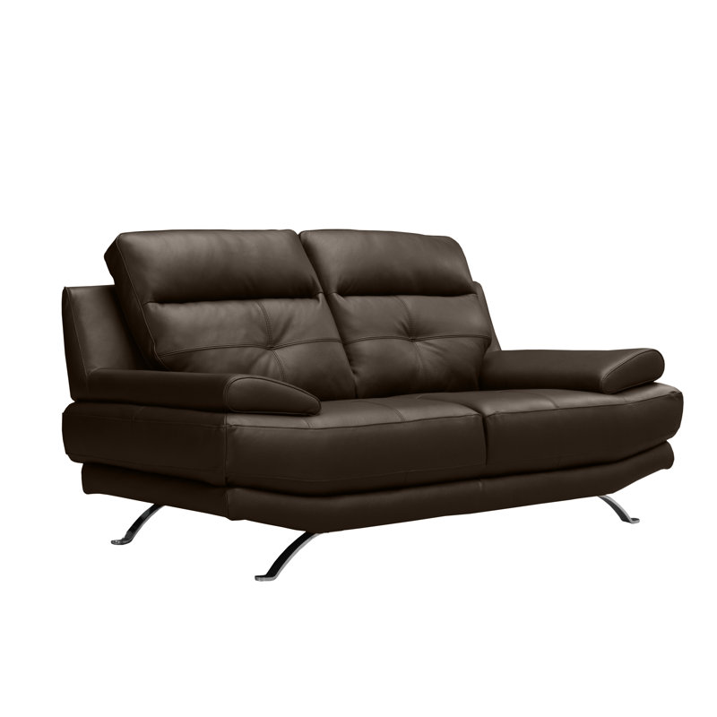London 2 Seater Sofa, Dark Brown