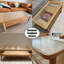 Table rectangulaire en bois massif Burlywood-1186852231