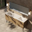 Meuble-lavabo double l 72 po x P 20 po Lancy -1664437673
