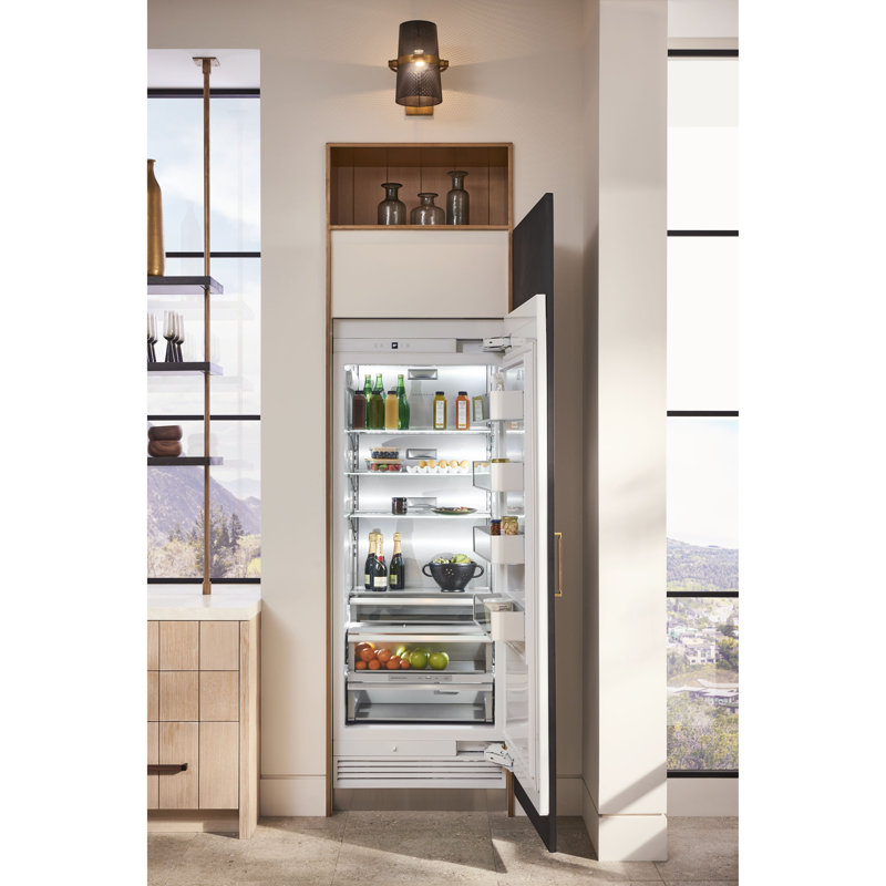 Monogram Premium Column Pair: 18" W Freezer Column + 30" W Refrigerator Column, Panel Ready, No