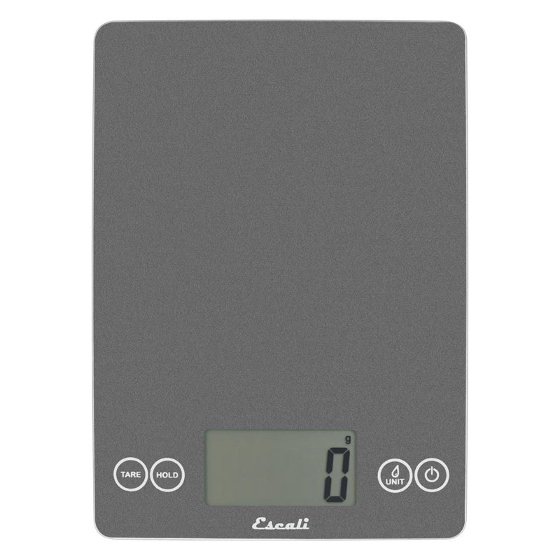 Escali Arti Digital Scale, Metallic Gray Storm
