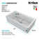 KRAUS Turino™ Reversible 33-inch L Fireclay Farmhouse Flat Apron Front Single Bowl Kitchen Sink with Bottom Grid