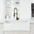 Edison 19" H 1-handle Pull-Down 2-Function Sprayer Kitchen Faucet-50198507-28294597