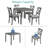 5-Piece Wooden Dining Table Set