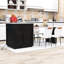 Îlot de cuisine avec table de salle à manger extensible, armoire et ports d'alimentation intégrés Cleanthes-1544361030