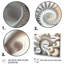 «White Fractal Spiraling II», reproduction sur toile 3 pièces-87547455-87547461
