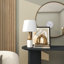 Lampe de table blanche 21 po