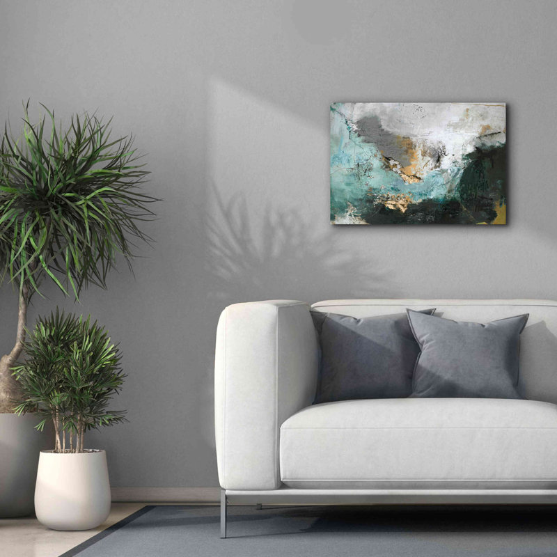 "Arctique vert" par Design Fabrikken sur toile, H 18 po x l 26 po x P 0,75 po