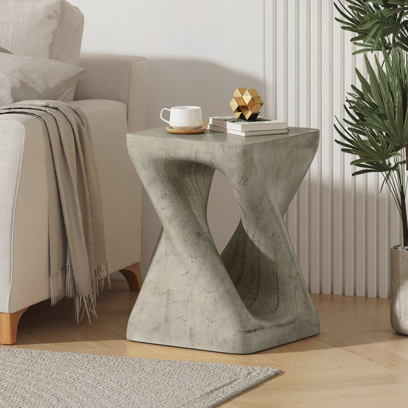 Outdoor MGO Side Table, Gris