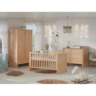 Transformateur de lit pour enfants avec hauteur réglable et commode Alpaka