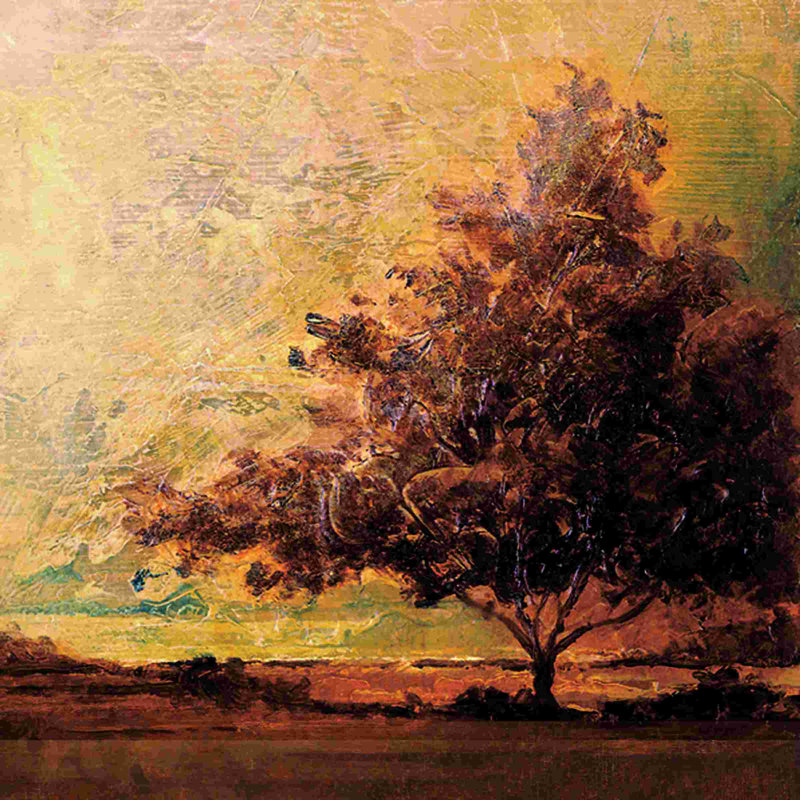 «Autumn Landscape 11», impression sur toile tendue, H 12 po x l 12 po