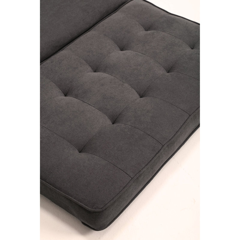 Ilionora 55'' Velvet Sofa, Dark Brown