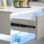 Table de chevet en bois manufacturé Manningtree avec lumières DEL RVB contrôlées par une application intelligente-2099969193