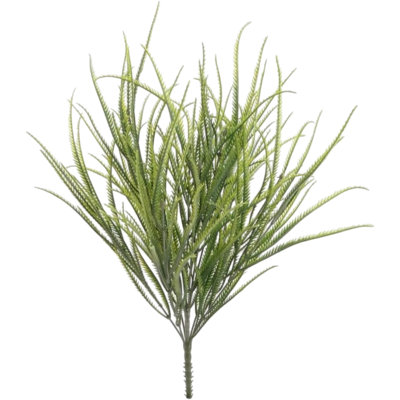 Green 21 inch Millet Grass Bush- 3 Pack, Faux Floral for Vase Arrangements and Home Decor