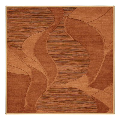 Tapis abstrait lavable à la machine