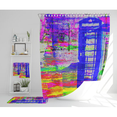 Nayelie Polyester Shower Curtain Set