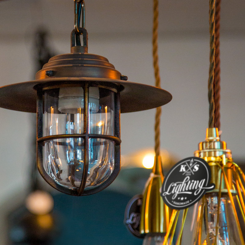 Tifton 1 - Light Brass Lantern Pendant