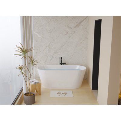 Baignoire autoportante 59 po en acrylique