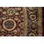 Tapis décoratif en laine ronde de conception unique noué à la main new age beige/rouge 8 pi 2 po x 8 pi 2 po Versailles