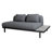 Space 70.9" Wide Outdoor Teak Loveseat with Cushions