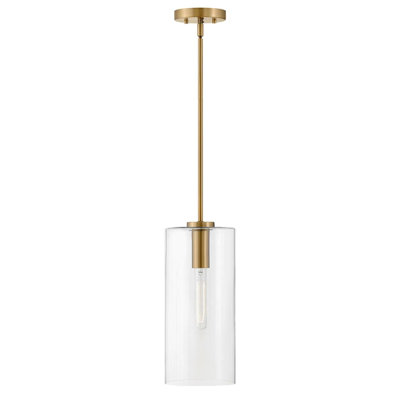 Luminaire suspendu cylindrique à 1 lumière Keaz