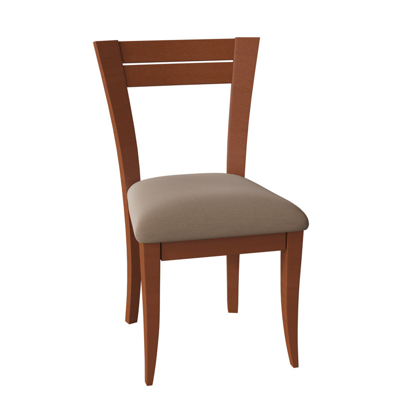 Claverley 19.5'' H Upholstered Side Chair, Chestnut, Bounty