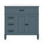 Meuble-lavabo noir 36 po avec lavabo 36 po