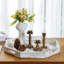 Luziano Octagonal Wood Ottoman/Coffee Table Tray