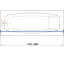 260cm Straight Shower Curtain Pole-20296675