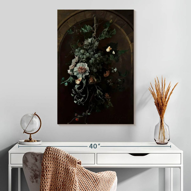 Harnek Suspended Before Stone Arch, 30" H x 20" W