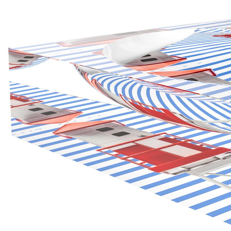 Square Striped Decorative Tray, 8"W x 8"D x 2"H