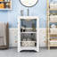 Meuble-lavabo moderne de style shaker avec lavabo - Conception compacte et durable avec porte à fermeture en douceur-949683492