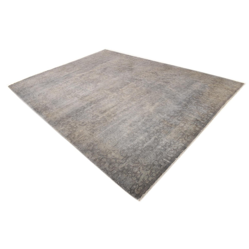 Tapis gris 9 pi x 12 pi