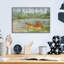 «Canoe Camp - Distressed» par Paul Brent, art mural en verre acrylique-102028317