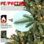 Arbre de Noël 7,5 pi pleine forme avec 850 lumières UL - branches mixtes PE / PVC, 2441 pointes, base large pour les espaces spacieux, structure à charnières, support en métal stable-1816508342