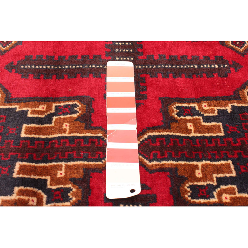 Teimani Red Rug 3'4" x 6'1"