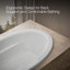 Sunward 72" x 42" Drop in Soaking Acrylic Bathtub-1386246057