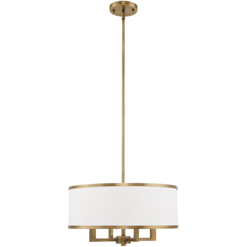 4 - Light Drum Chandelier