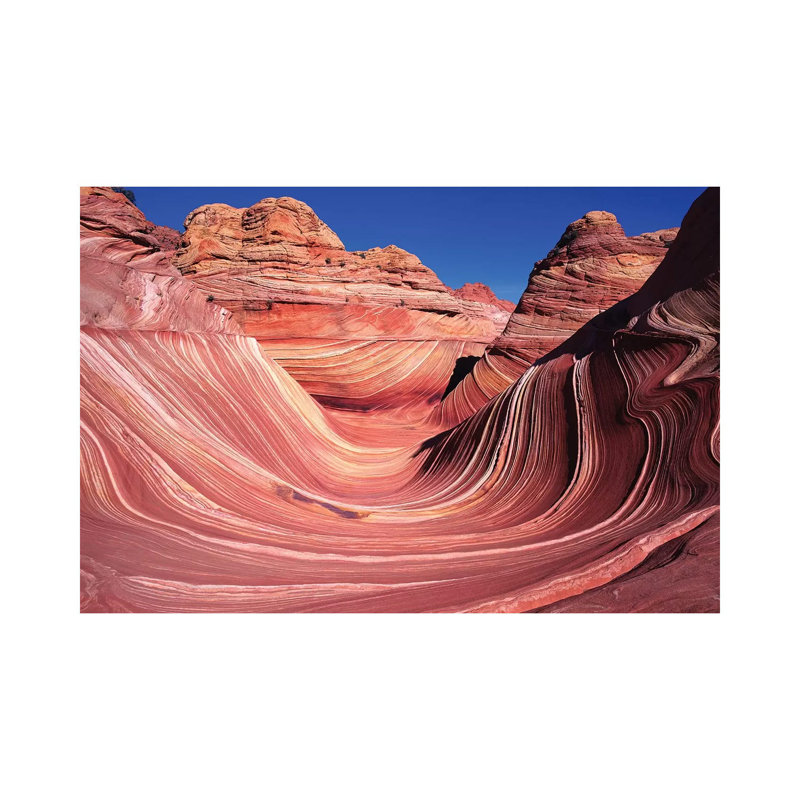 The Wave, Coyote Buttes, Paria Canyon-Vermilion Cliffs Wilderness, Vermillion Cliffs National Monument, Arizona, USA by Jerry Ginsberg - Wrapped Canvas Print