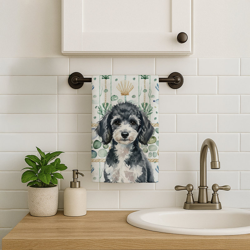 Serviette de cuisine miniature, Caniche miniature miniature