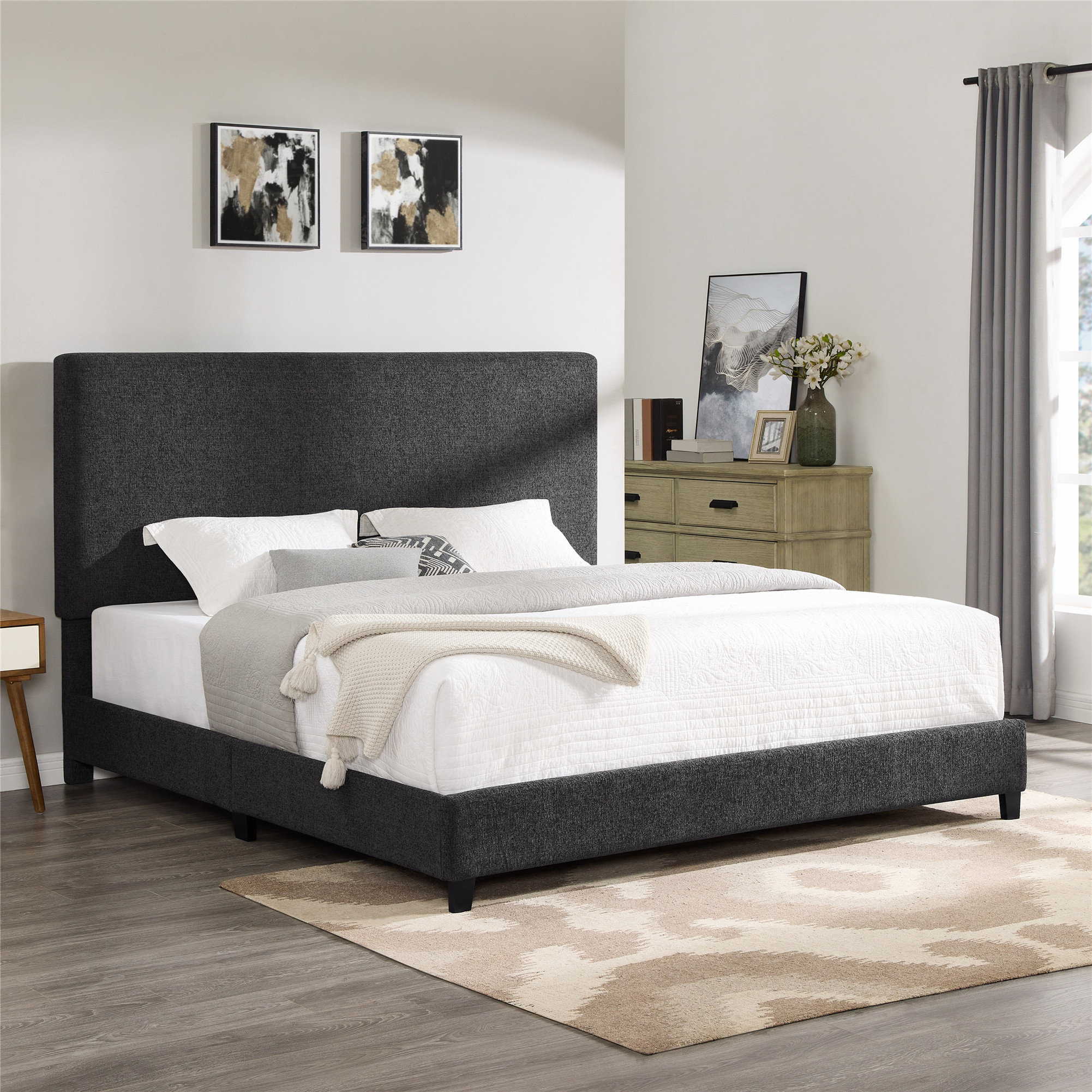 Latitude Run® Brodi Upholstered Platform Bed | Wayfair