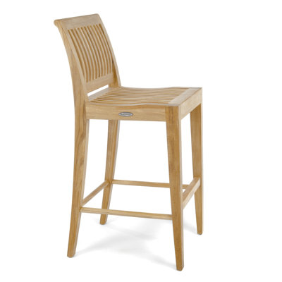 Tabouret de bar 27 po en teck