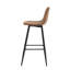 Blakesburg Upholstered Counter Stool with Metal Frame-868600543