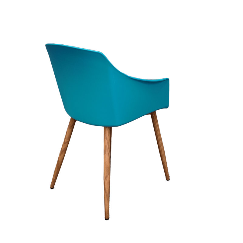 Tristen Upholstered Dining Chair, Teal, 1