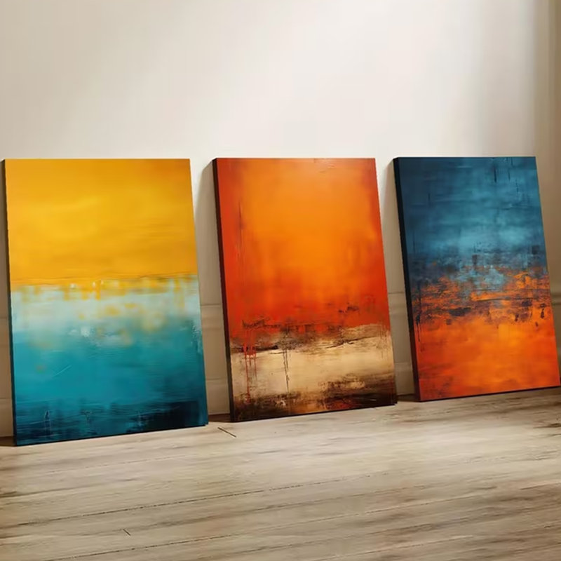 3 Piece Wrapped Canvas Print, 40 cm H x 30 cm W