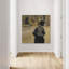 Femme vue de dos, vers 1879-1885, estampe d'art mural abstraite impressionniste contemporaine-801321326